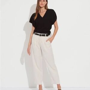 The Reset The Eco Slouchy Trouser in Unbleached Size Small